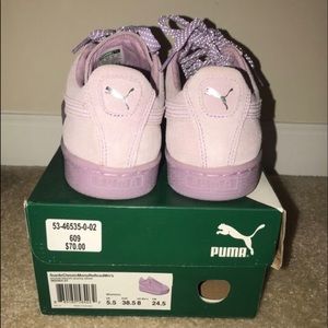 Suede puma sneakers